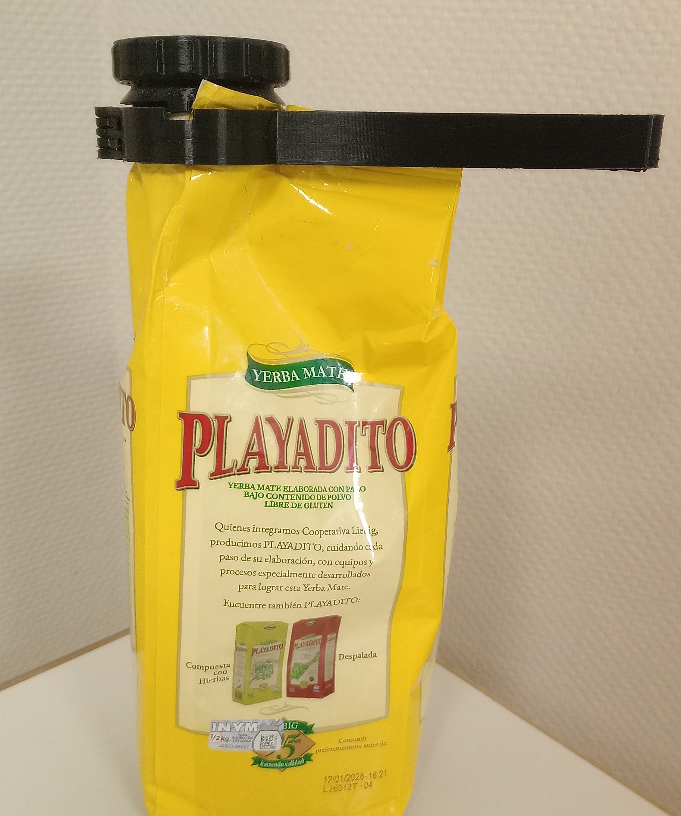 Cierra paquete de Yerba